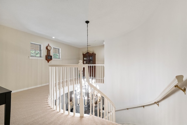 2904 Justin Matthews, North Little Rock, AR 72116 - staircase with carpet and recessed lighting