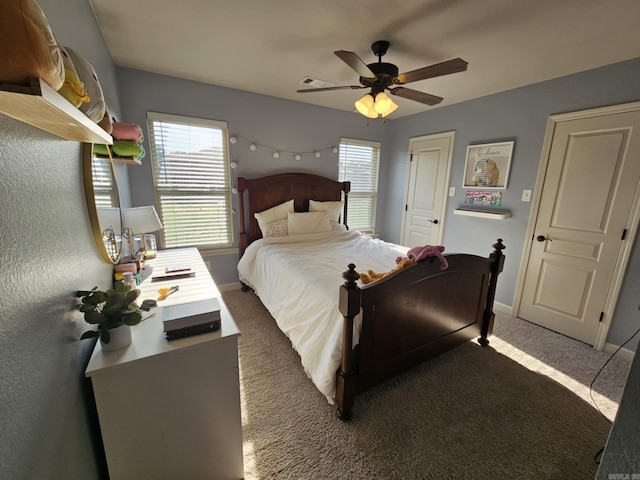 15 Marlin Dr, Austin, AR 72007 - bedroom with carpet flooring and a ceiling fan