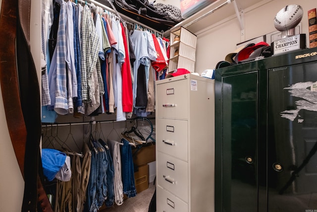 112 Holland Ln, Little Rock, AR 72223 - walk in closet with carpet floors