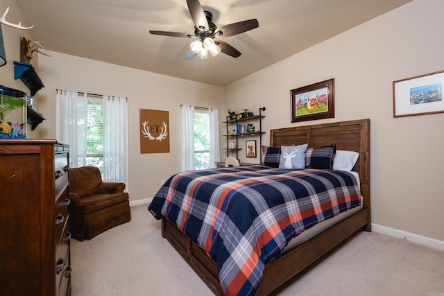 112 Holland Ln, Little Rock, AR 72223 - carpeted bedroom with baseboards and ceiling fan