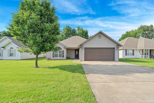 3612 Lexee Dr, Jonesboro, AR 72404 - ranch-style home featuring an attached garage, driveway, and a front lawn