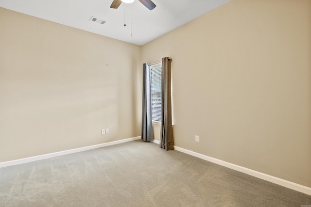 1228 Ridgecrest Dr, Benton, AR 72015 - unfurnished room featuring a ceiling fan and light colored carpet