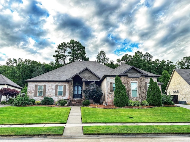 4000 Riley Renee Cv, Conway, AR 72034 - view of front of house with a front yard and brick siding