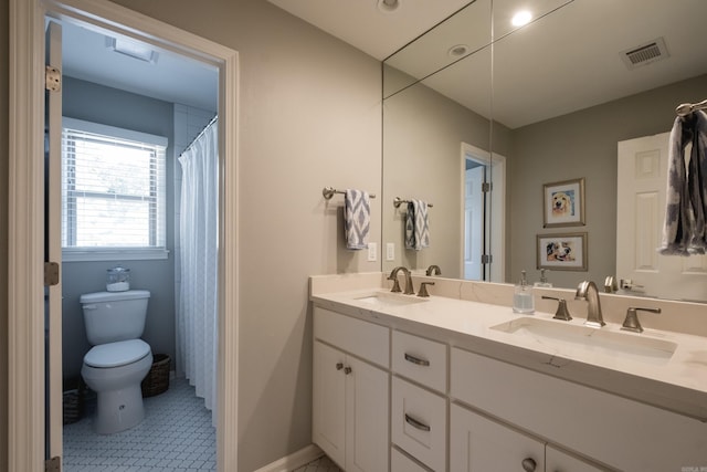 7 Shawbridge Ln, Little Rock, AR 72212 - full bathroom featuring double vanity and tile patterned flooring