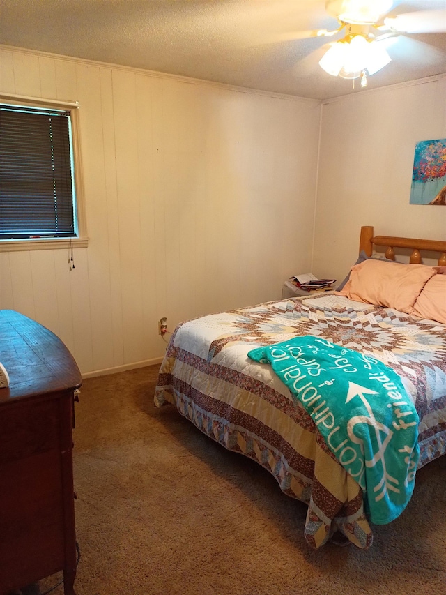 203 Diamond Ln, Horseshoe Bend, AR 72512 - carpeted bedroom featuring a ceiling fan