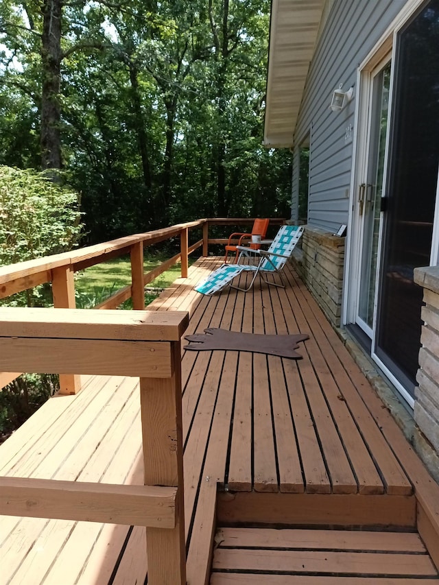 203 Diamond Ln, Horseshoe Bend, AR 72512 - view of deck