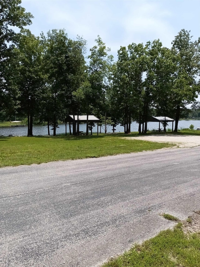 203 Diamond Ln, Horseshoe Bend, AR 72512 - view of asphalt street featuring a water view