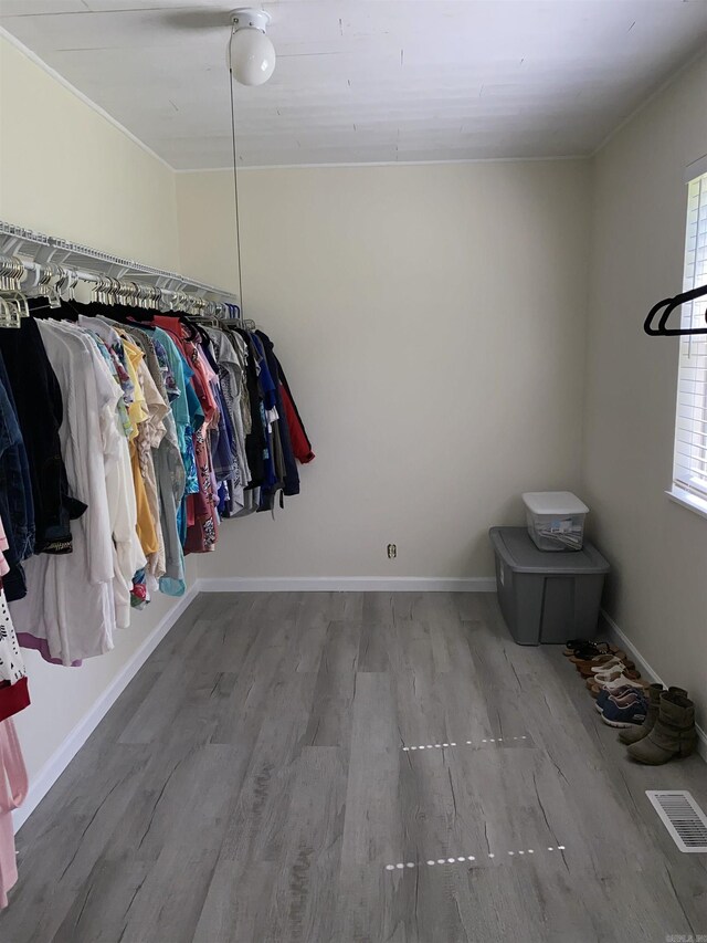 4 Trout, Heber Springs, AR 72543 - spacious closet featuring wood finished floors