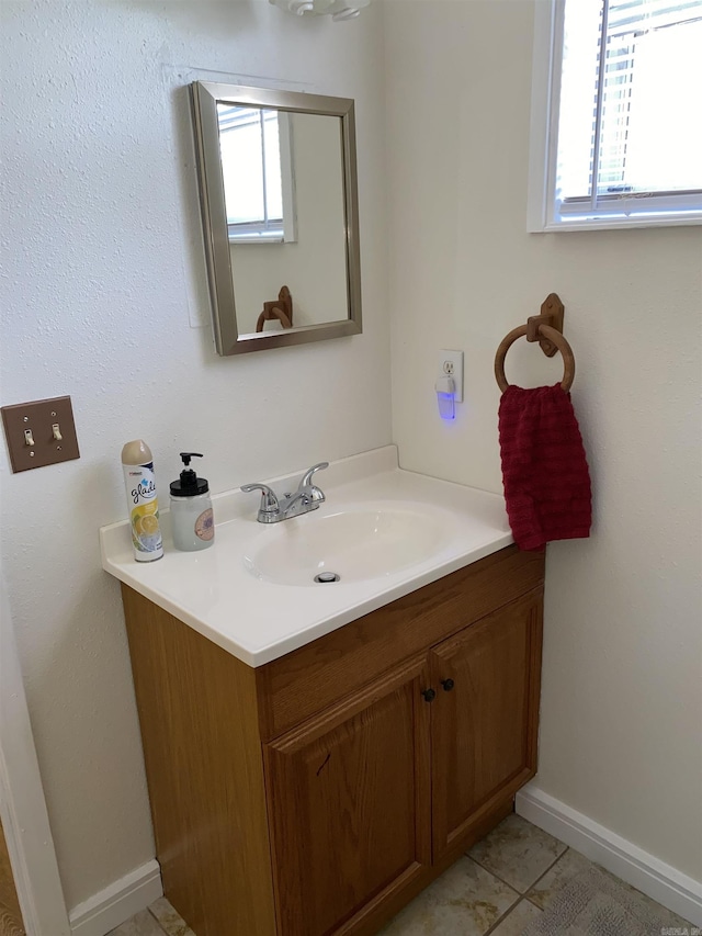 4 Trout, Heber Springs, AR 72543 - bathroom with vanity, plenty of natural light, and tile patterned flooring