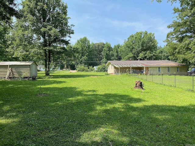4 Trout, Heber Springs, AR 72543 - view of yard featuring a storage shed
