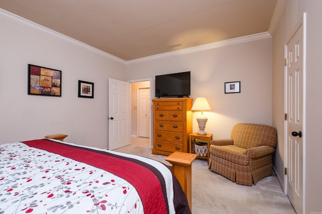 10 Cedar Branch Dr, Little Rock, AR 72223 - bedroom with light colored carpet and crown molding