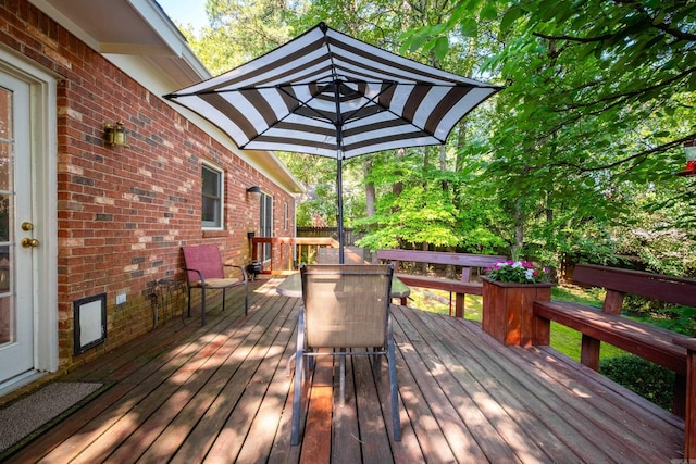 10 Cedar Branch Dr, Little Rock, AR 72223 - view of deck
