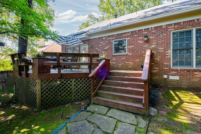 10 Cedar Branch Dr, Little Rock, AR 72223 - view of wooden deck
