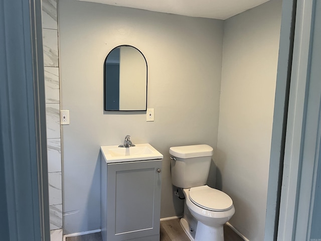 8713 Westwood Ave, Little Rock, AR 72204 - bathroom featuring vanity and wood finished floors