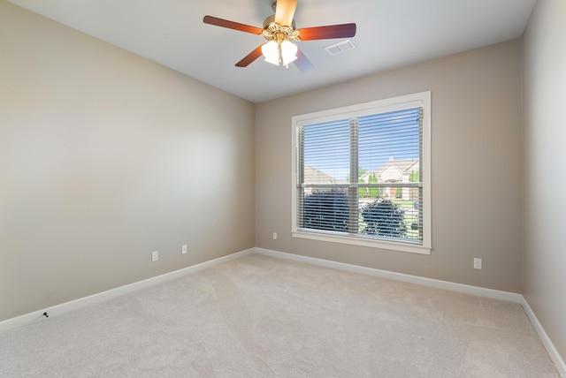 205 Lucia Ln, North Little Rock, AR 72113 - unfurnished room with light colored carpet and ceiling fan