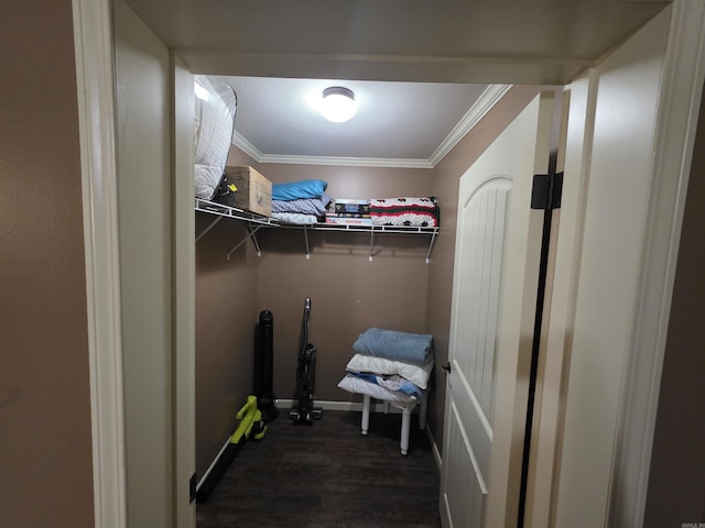 274 Hopewell Hollow Rd, Norfork, AR 72658 - walk in closet with dark wood-type flooring