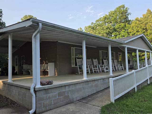 274 Hopewell Hollow Rd, Norfork, AR 72658 - view of porch