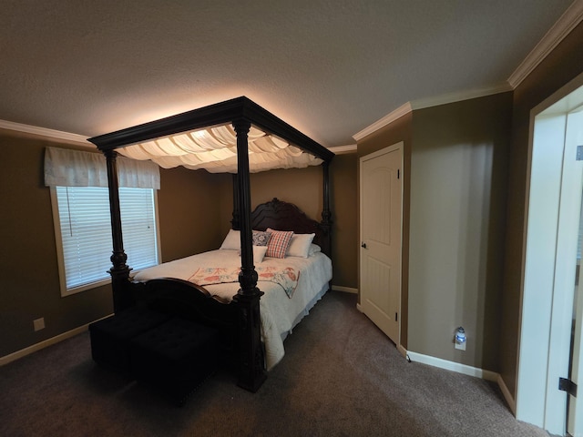 274 Hopewell Hollow Rd, Norfork, AR 72658 - bedroom with ornamental molding and carpet flooring