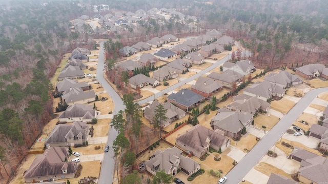 203 Miramar Blvd, Little Rock, AR 72223 - aerial view of property's location with nearby suburban area and a forest