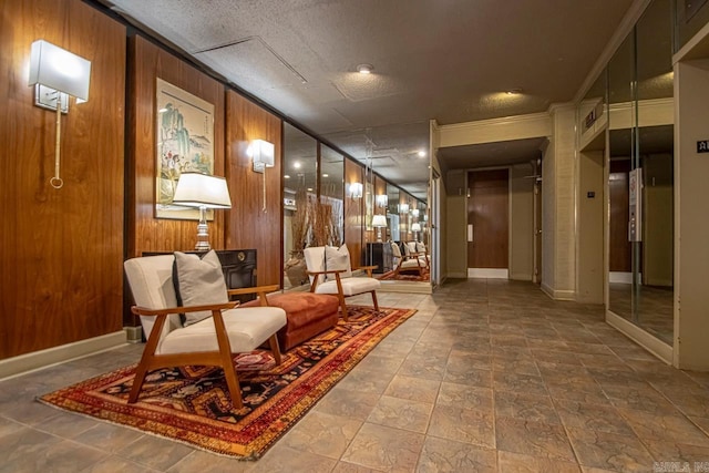 700 E 9th J St Unit 12J, Little Rock, AR 72202 - community lobby with wood walls