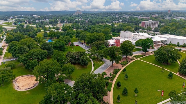 700 E 9th J St Unit 12J, Little Rock, AR 72202 - bird's eye view of a tree filled landscape