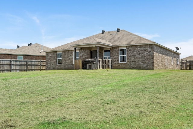 6532 Ridgemist Cv, North Little Rock, AR 72117 - back of property with brick siding and roof with shingles