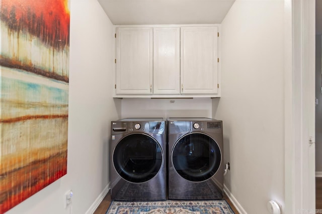 1920 W Arch Ave, Searcy, AR 72143 - laundry room with independent washer and dryer and cabinet space