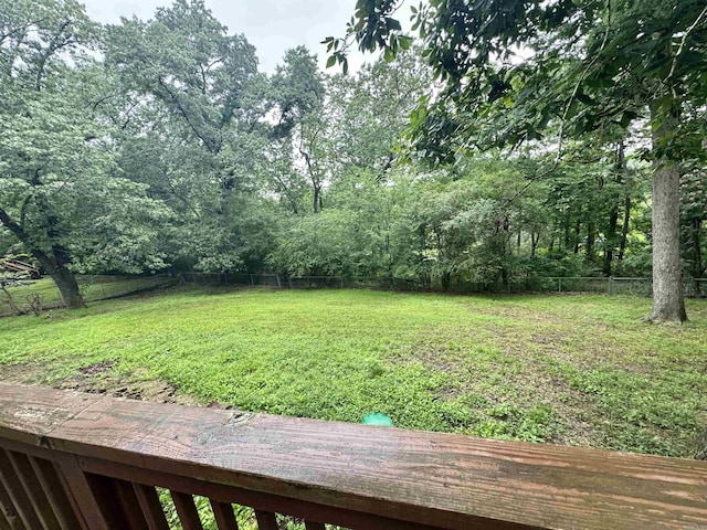 view of fenced backyard