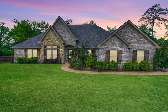 152 Callaway Cir, Hot Springs, AR 71913 - view of front of property with roof with shingles, brick siding, and stone siding