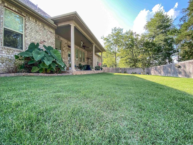 152 Callaway Cir, Hot Springs, AR 71913 - view of yard with a ceiling fan