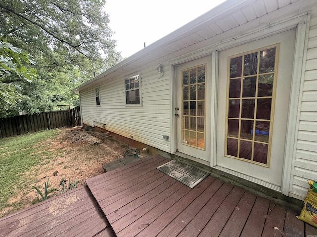 1008 Fox Ridge Dr, Benton, AR 72019 - view of wooden terrace