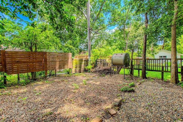 319 W G Ave, North Little Rock, AR 72116 - fenced backyard featuring heating fuel
