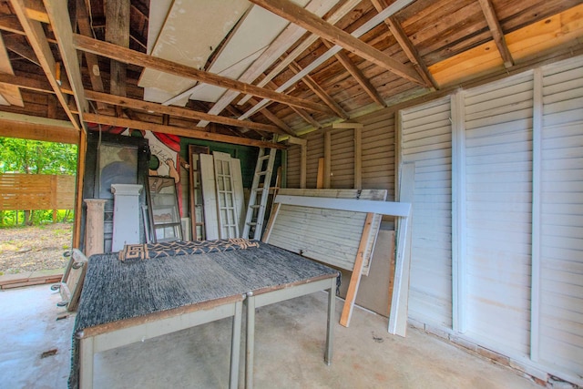 319 W G Ave, North Little Rock, AR 72116 - view of patio featuring an exterior structure