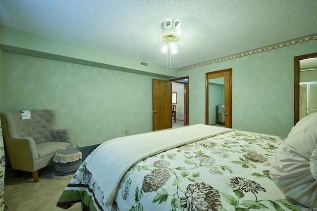 109 Indian Hills St Unit C-5, Hot Springs, AR 71913 - carpeted bedroom with a textured ceiling