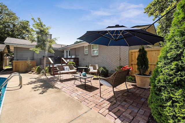 520 E 8th St, Lonoke, AR 72086 - view of patio