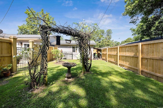 520 E 8th St, Lonoke, AR 72086 - view of fenced backyard