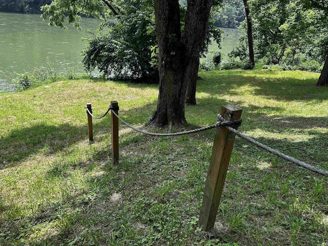 410 S Riverview Ln, Mountain View, AR 72560 - view of green lawn with a water view