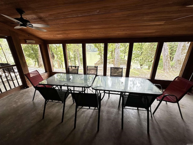 410 S Riverview Ln, Mountain View, AR 72560 - sunroom / solarium with wooden ceiling