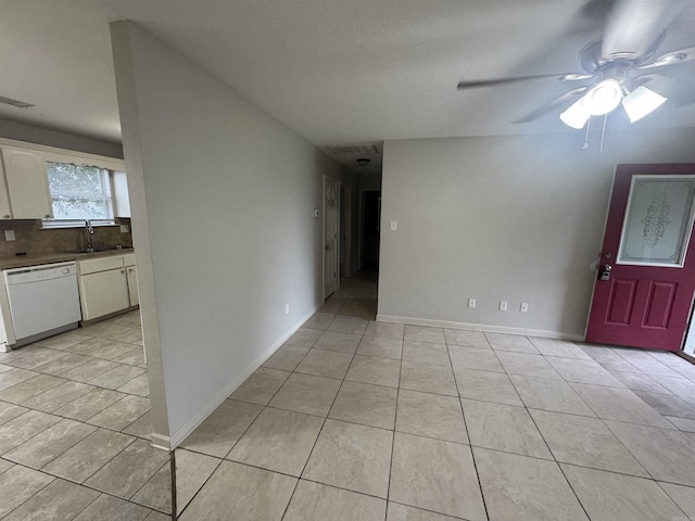 1010 Tori Ln, Beebe, AR 72012 - unfurnished room with light tile patterned flooring and ceiling fan