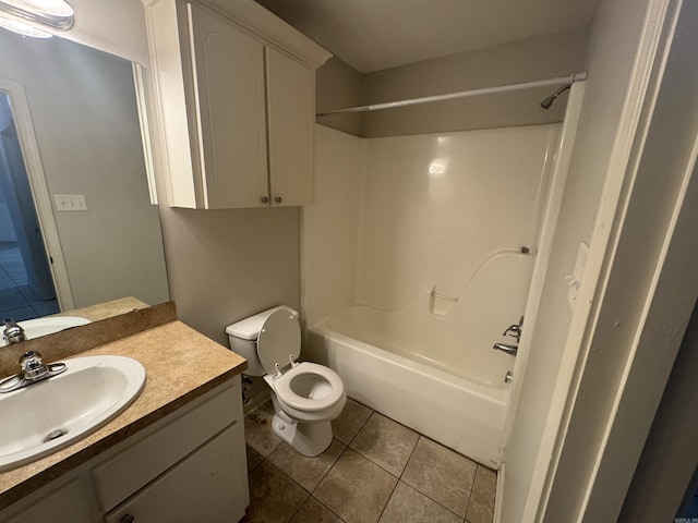 1010 Tori Ln, Beebe, AR 72012 - full bathroom featuring vanity, tile patterned floors, and tub / shower combination