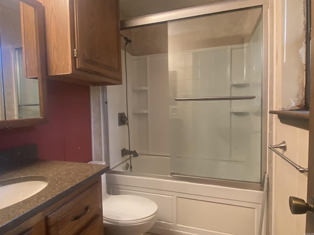 bathroom featuring vanity and shower / washtub combination