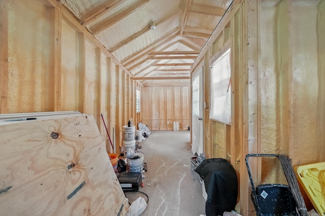 172 Susie Ln, Mena, AR 71953 - miscellaneous room with lofted ceiling