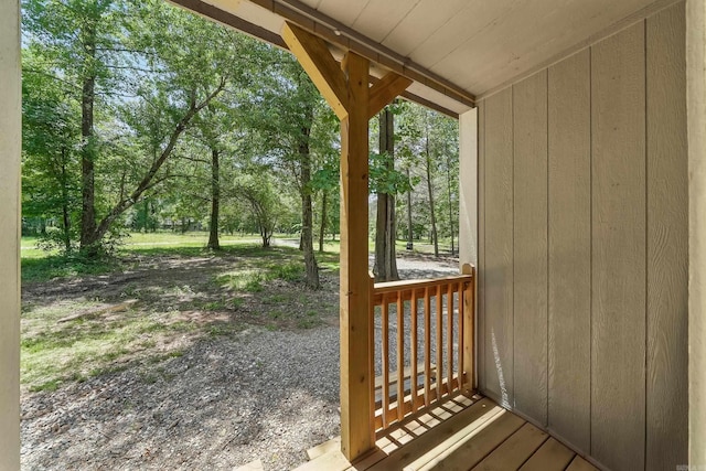 172 Susie Ln, Mena, AR 71953 - deck featuring view of scattered trees