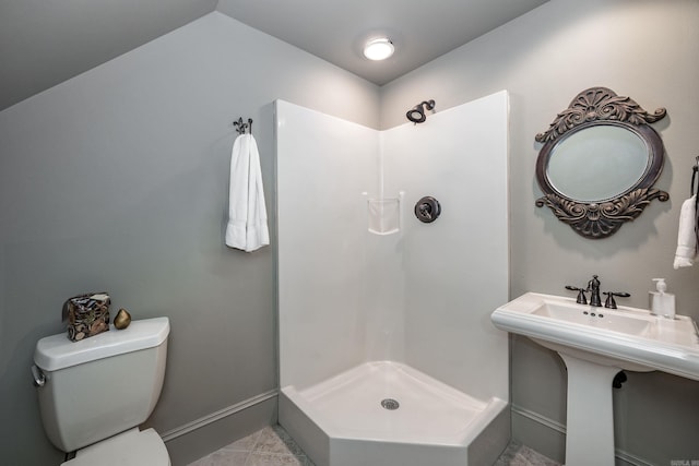 12 Cobblestone Way, Little Rock, AR 72223 - bathroom with a stall shower and tile patterned flooring