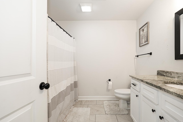 2072 Creekwood Cir, Bauxite, AR 72011 - bathroom featuring vanity and tile patterned flooring