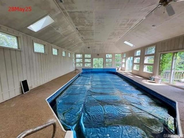 1116 Mccracken Ridge Rd, Mountain Home, AR 72653 - indoor pool with a skylight