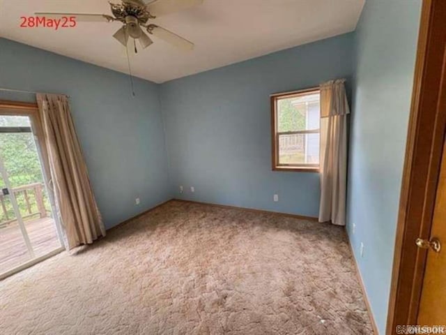 1116 Mccracken Ridge Rd, Mountain Home, AR 72653 - carpeted empty room featuring ceiling fan