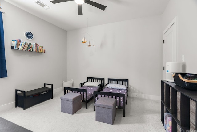 127 Copper Cir, Little Rock, AR 72223 - bedroom with carpet flooring and a ceiling fan