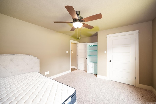 241 Sandy Creek Dr, Ward, AR 72176 - carpeted bedroom with baseboards and ceiling fan
