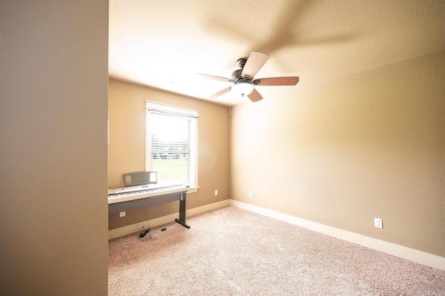 241 Sandy Creek Dr, Ward, AR 72176 - carpeted office with a ceiling fan and baseboards